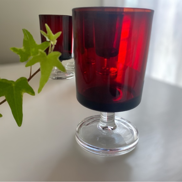 Luminarc Cavalier | Ruby Red | Glass Set 🥀 - Picture 3 of 5